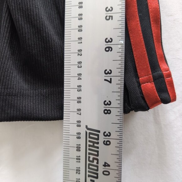 Adidas x Olympics Youth Track Pants Black Red Stripes Drawstring, Large (13-14Y) - Picture 11 of 11